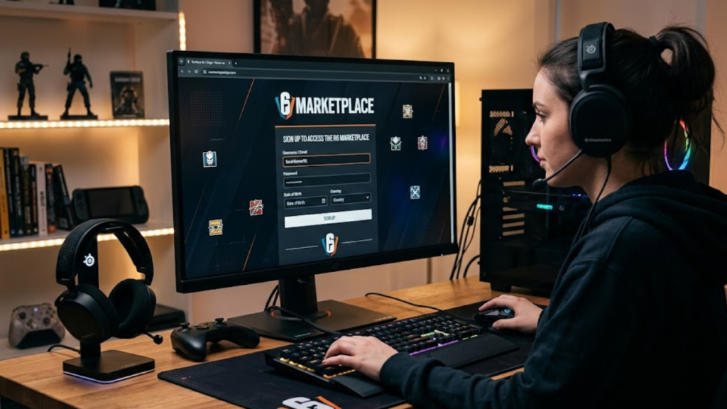 r6 marketplace sign up